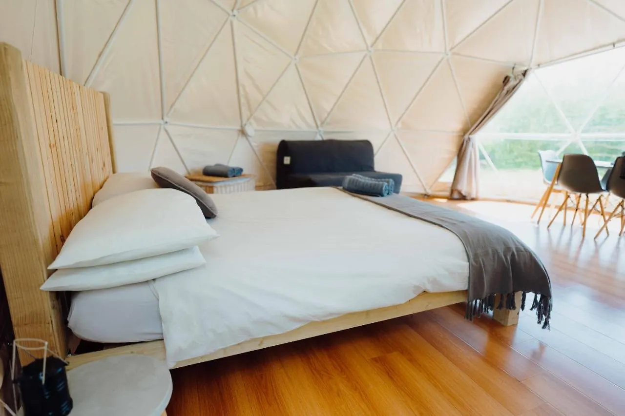 Luxusní stan Beavers Retreat Glamping Tenby