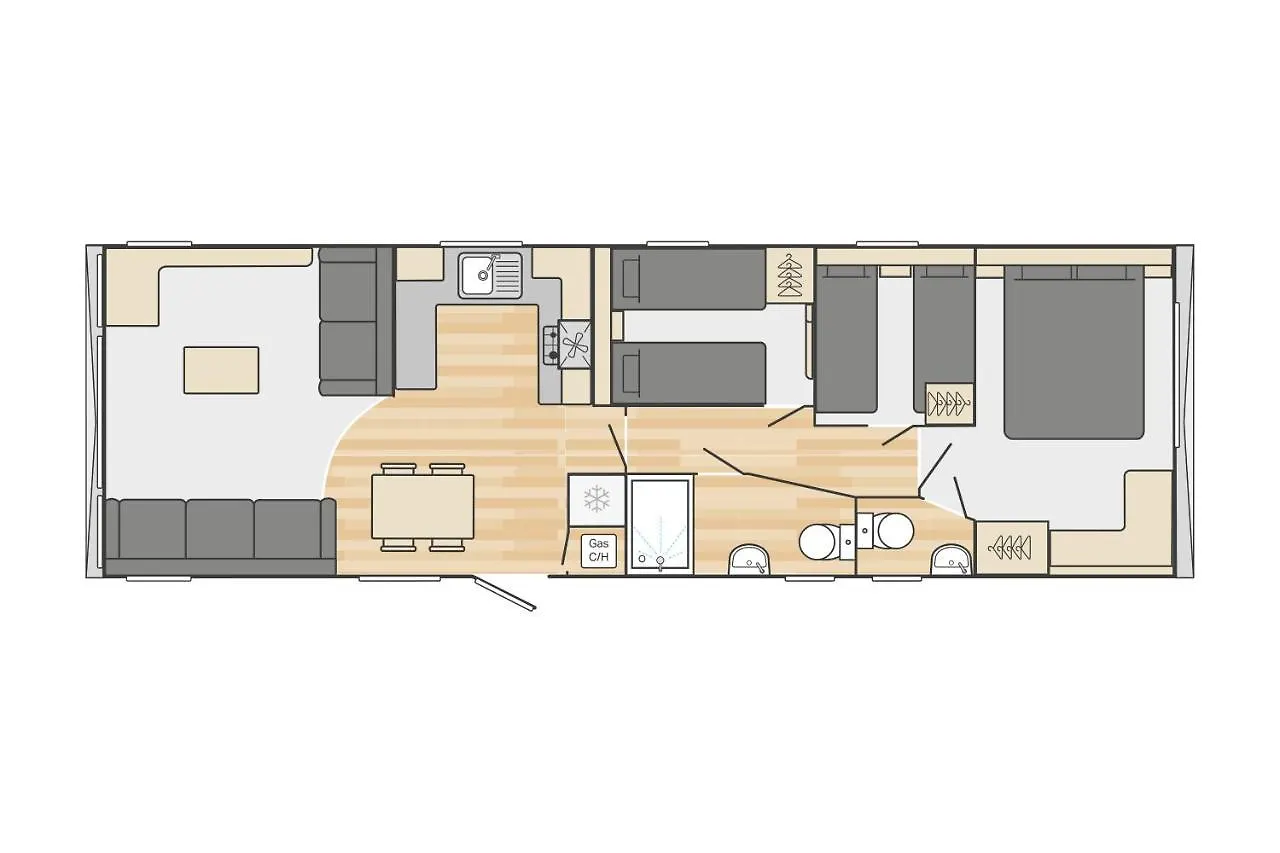 Lydstep Bayview 3-bedroom Holiday home *